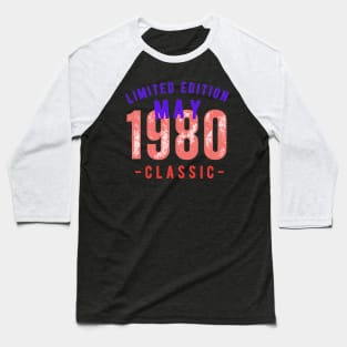 MAY 1980 LIMITED EDITION Baseball T-Shirt